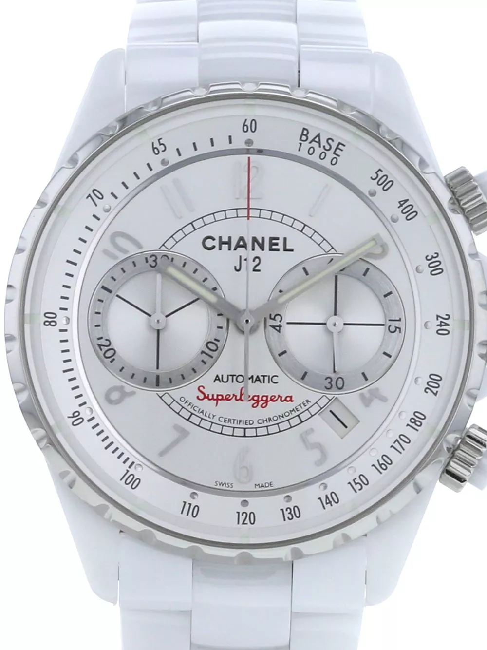 Cheap CHANEL 2010s pre-owned J12 Chronographe 41mm Men 0113