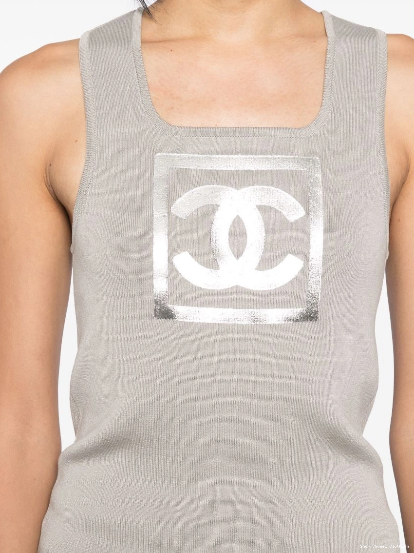 Affordable CHANEL top Line 2001 Sport sleeveless Women 0311