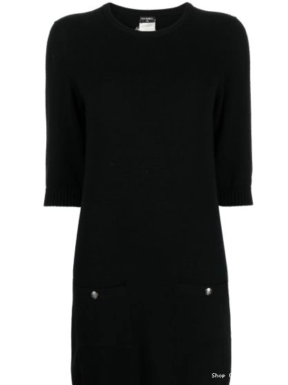 Cheap CC-button dress cashmere CHANEL Women 2008 0305