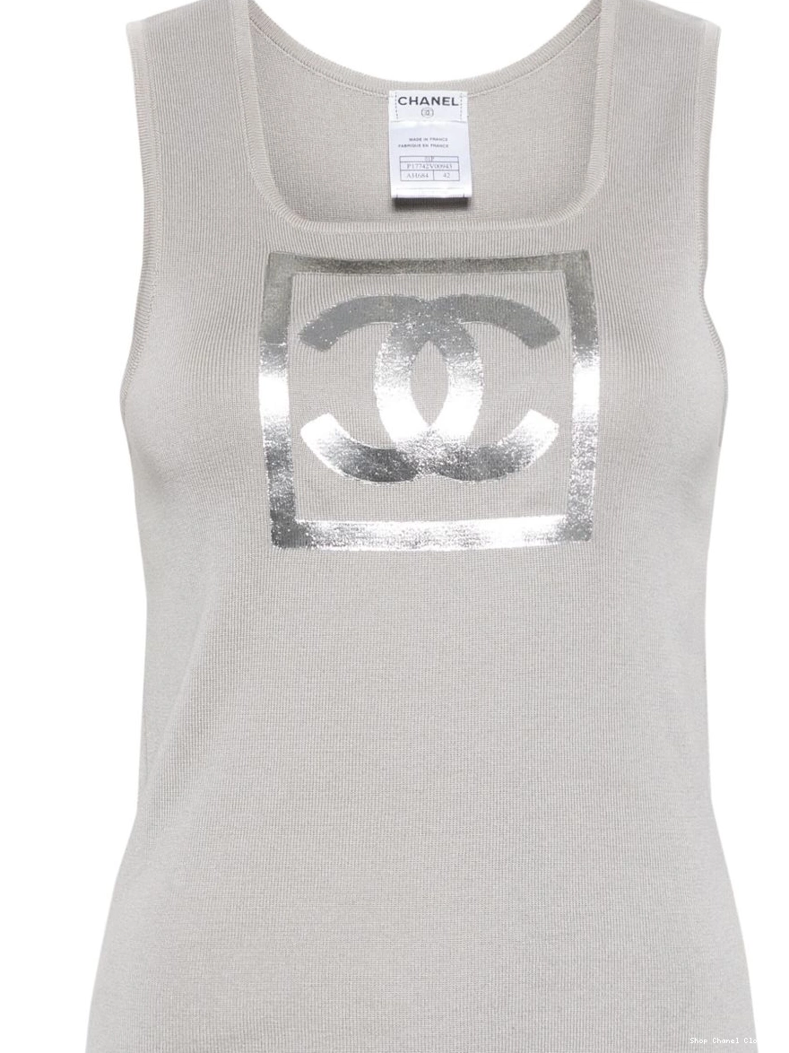 Affordable CHANEL top Line 2001 Sport sleeveless Women 0311